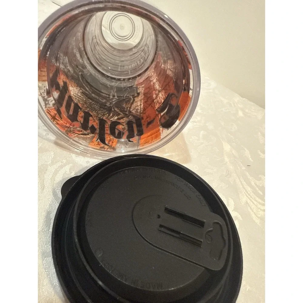 Harley Davidson Tervis Tumbler CUP MUG 24oz Flame Fire Cup Travel Wings Splatter